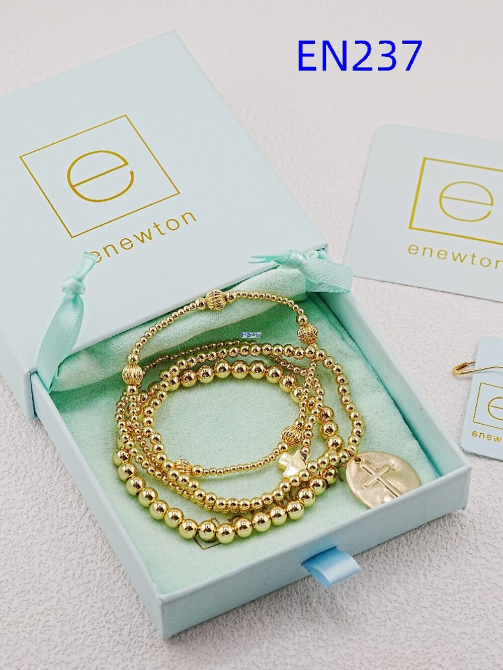 Enewton Four-Piece Gold Bracelet Set